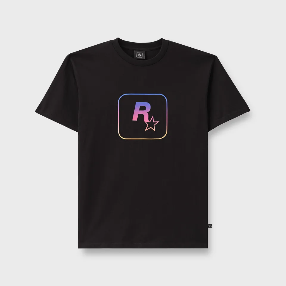 Black Rockstar Games Logo Tee
