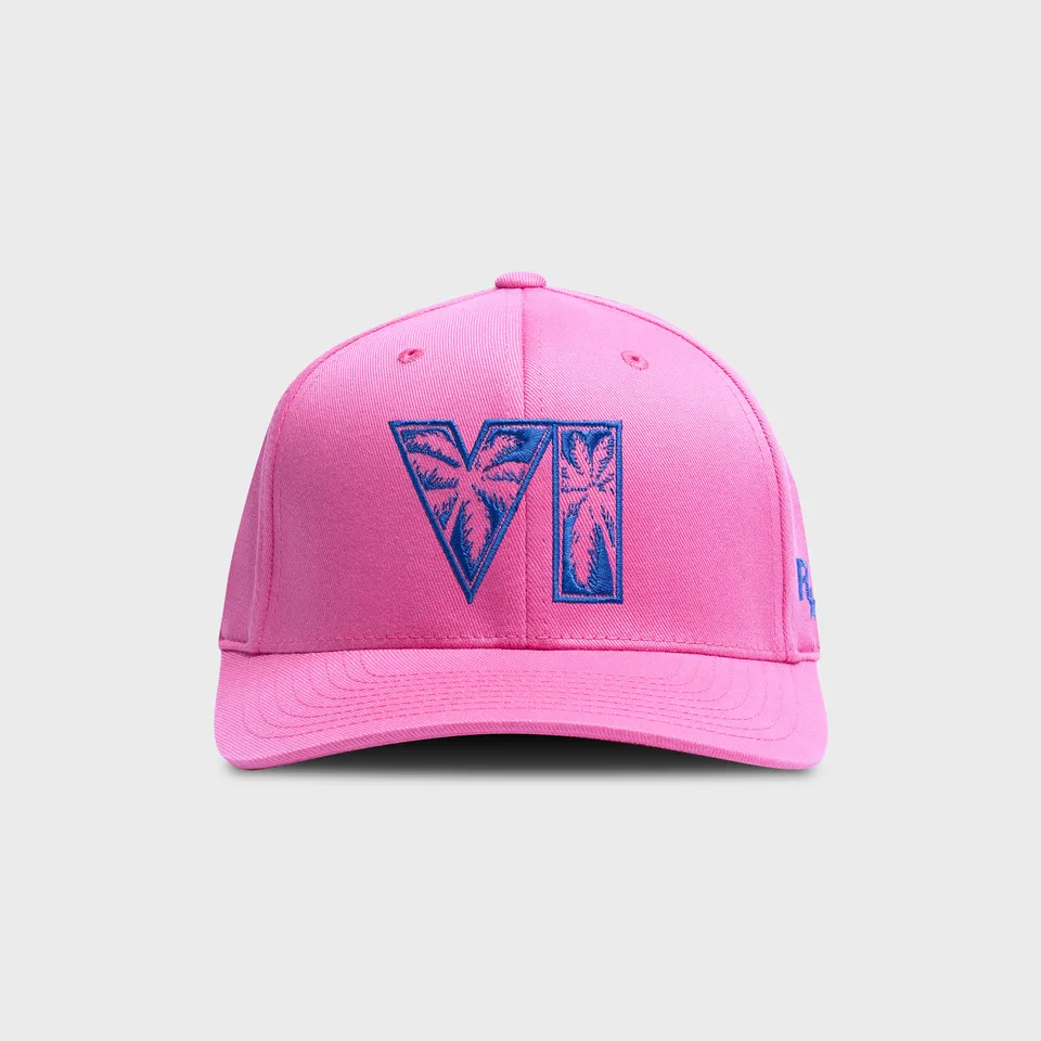 Grand Theft Auto VI Baseball Cap: Pink and Blue