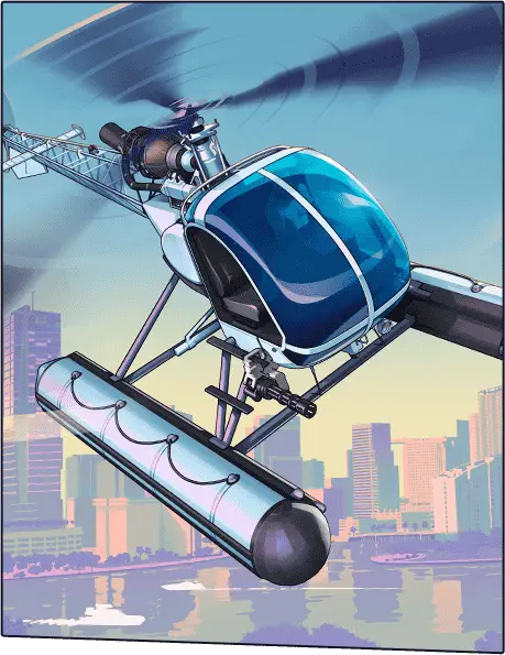 GTA 6 Cover Art Helicopter