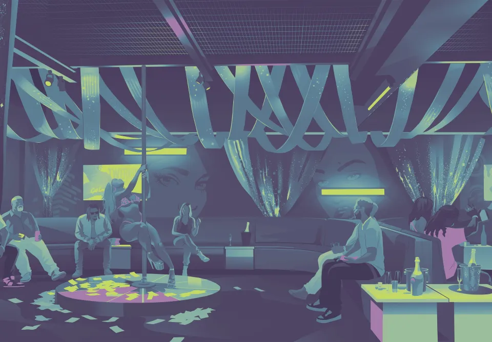 GTA VI Strip Club Artwork