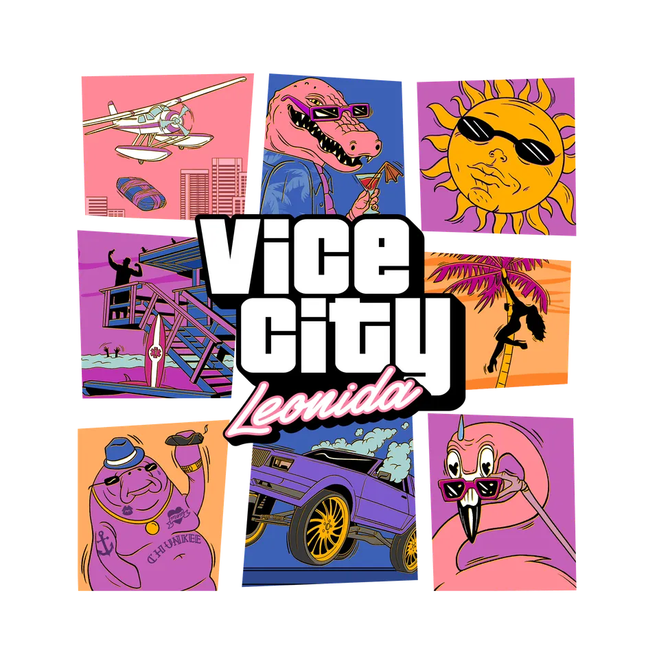 GTA VI Collectors Vice City Leonida Box Artwork Transparent