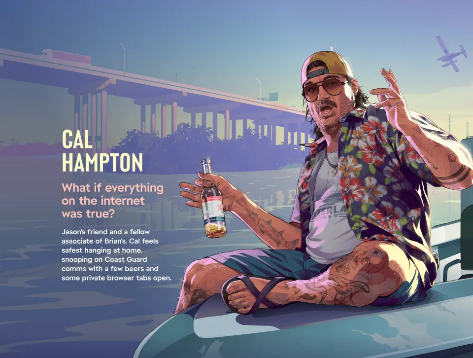 Official GTA 6 Website Cal Hampton Intro