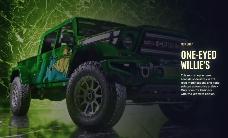 Official GTA 6 Website Ultimate Edition One Eyed Willies